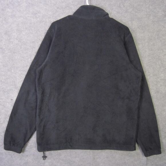 Columbia Jacket Mens Medium Black Fleece Full Zip Outdoor Hiking Warm Coat - Picture 7 of 8